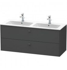 Тумба графит матовый 129 см Duravit Brioso BR410504949