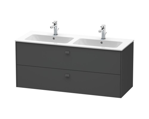 Тумба графит матовый 129 см Duravit Brioso BR410504949