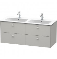 Тумба бетонно-серый матовый 129 см Duravit Brioso BR410600707