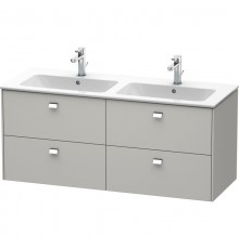 Тумба бетонно-серый матовый 129 см Duravit Brioso BR410601007