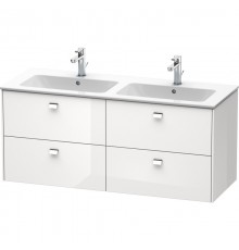 Тумба белый глянец 129 см Duravit Brioso BR410601022