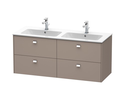 Тумба базальт матовый 129 см Duravit Brioso BR410601043