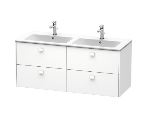 Тумба белый матовый 129 см Duravit Brioso BR410601818