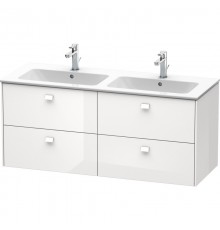 Тумба белый глянец 129 см Duravit Brioso BR410602222