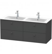 Тумба графит матовый 129 см Duravit Brioso BR410604949