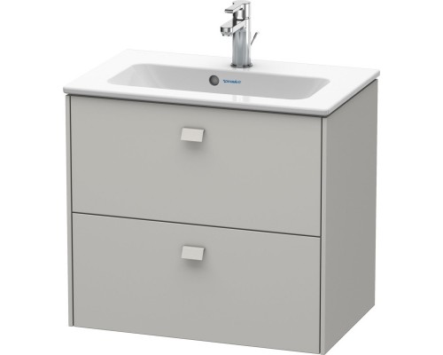 Тумба бетонно-серый матовый 62 см Duravit Brioso BR411000707