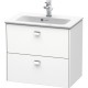 Тумба белый матовый 62 см Duravit Brioso BR411001018