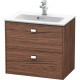 Тумба темный орех 62 см Duravit Brioso BR411001021