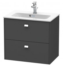 Тумба графит матовый 62 см Duravit Brioso BR411001049