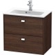 Тумба каштан 62 см Duravit Brioso BR411001053