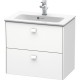 Тумба белый матовый 62 см Duravit Brioso BR411001818