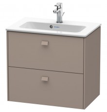 Тумба базальт матовый 62 см Duravit Brioso BR411004343