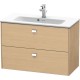 Тумба дуб 82 см Duravit Brioso BR411101030