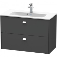 Тумба графит матовый 82 см Duravit Brioso BR411101049