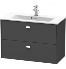 Тумба графит матовый 82 см Duravit Brioso BR411101049