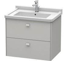 Тумба бетонно-серый матовый 67 см Duravit Brioso BR414100707