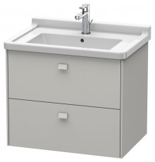 Тумба бетонно-серый матовый 67 см Duravit Brioso BR414100707