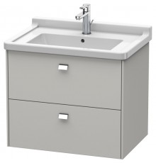 Тумба бетонно-серый матовый 67 см Duravit Brioso BR414101007