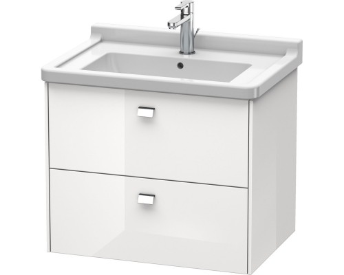 Тумба белый глянец 67 см Duravit Brioso BR414101022