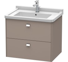 Тумба базальт матовый 67 см Duravit Brioso BR414101043