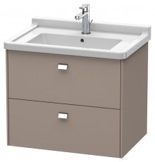 Тумба базальт матовый 67 см Duravit Brioso BR414101043