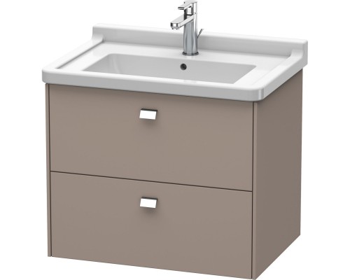 Тумба базальт матовый 67 см Duravit Brioso BR414101043