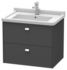 Тумба графит матовый 67 см Duravit Brioso BR414101049