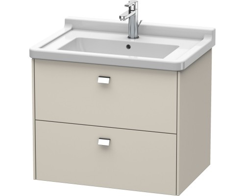 Тумба тауп матовый 67 см Duravit Brioso BR414101091