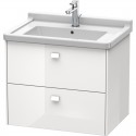 Тумба белый глянец 67 см Duravit Brioso BR414102222 Тумба белый глянец 67 см Duravit Brioso BR414102222