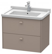 Тумба базальт матовый 67 см Duravit Brioso BR414104343