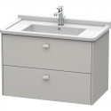 Тумба бетонно-серый матовый 82 см Duravit Brioso BR414200707 Тумба бетонно-серый матовый 82 см Duravit Brioso BR414200707