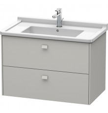 Тумба бетонно-серый матовый 82 см Duravit Brioso BR414200707