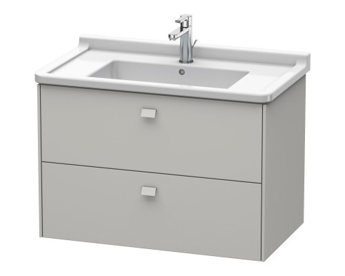 Тумба бетонно-серый матовый 82 см Duravit Brioso BR414200707