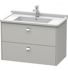 Тумба бетонно-серый матовый 82 см Duravit Brioso BR414201007