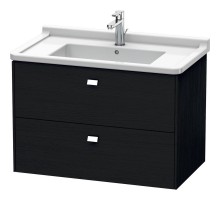 Тумба черный дуб 82 см Duravit Brioso BR414201016