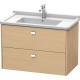 Тумба дуб 82 см Duravit Brioso BR414201030