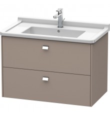 Тумба базальт матовый 82 см Duravit Brioso BR414201043