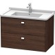 Тумба каштан 82 см Duravit Brioso BR414201053