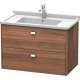 Тумба орех 82 см Duravit Brioso BR414201079