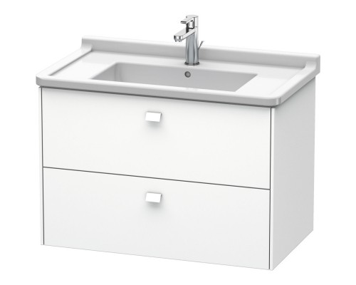 Тумба белый матовый 82 см Duravit Brioso BR414201818