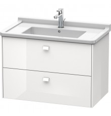 Тумба белый глянец 82 см Duravit Brioso BR414202222