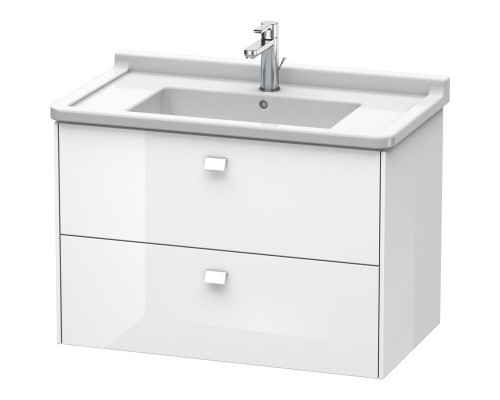 Тумба белый глянец 82 см Duravit Brioso BR414202222