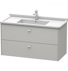 Тумба бетонно-серый матовый 102 см Duravit Brioso BR414300707