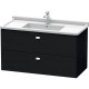 Тумба черный дуб 102 см Duravit Brioso BR414301016