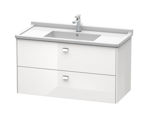 Тумба белый глянец 102 см Duravit Brioso BR414301022