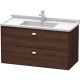 Тумба каштан 102 см Duravit Brioso BR414301053