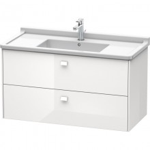 Тумба белый глянец 102 см Duravit Brioso BR414302222