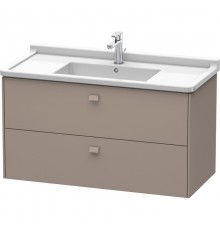 Тумба базальт матовый 102 см Duravit Brioso BR414304343