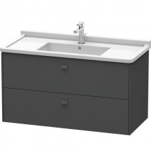 Тумба графит матовый 102 см Duravit Brioso BR414304949