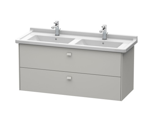 Тумба бетонно-серый матовый 122 см Duravit Brioso BR414400707